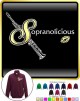 Saxophone Sax Soprano Sopranolicious Kiss - ZIP SWEATSHIRT 