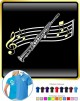 Saxophone Sax Soprano Curved Stave - POLO SHIRT 