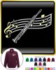 Saxophone Sax Soprano Curved Stave - ZIP SWEATSHIRT 
