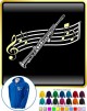 Saxophone Sax Soprano Curved Stave - ZIP HOODY 