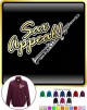 Saxophone Sax Soprano Appeal - ZIP SWEATSHIRT 