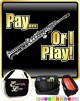 Saxophone Sax Soprano Pay or I Play - TRIO SHEET MUSIC & ACCESSORIES BAG 