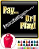 Saxophone Sax Soprano Pay or I Play - HOODY 