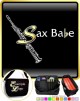 Saxophone Sax Soprano Sax Babe - TRIO SHEET MUSIC & ACCESSORIES BAG 