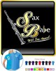 Saxophone Sax Soprano Sax Babe Appeal - POLO SHIRT 