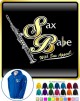 Saxophone Sax Soprano Sax Babe Appeal - ZIP HOODY 