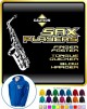 Saxophone Sax Alto Blow Harder - ZIP HOODY 