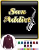 Saxophone Sax Alto Sax Addict - ZIP SWEATSHIRT 