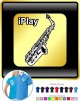Saxophone Sax Alto I Play - POLO SHIRT 