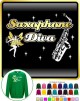Saxophone Sax Alto Diva Fairee - SWEATSHIRT 