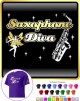 Saxophone Sax Alto Diva Fairee - T SHIRT