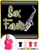 Saxophone Sax Alto Fanatic - LADYFIT T SHIRT 