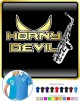 Saxophone Sax Alto Horny Devil - POLO SHIRT 