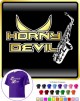 Saxophone Sax Alto Horny Devil - T SHIRT