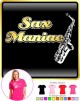 Saxophone Sax Alto Maniac - LADYFIT T SHIRT 