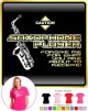 Saxophone Sax Alto Forgive Me - LADYFIT T SHIRT 