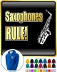 Saxophone Sax Alto Rule - ZIP HOODY 
