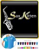 Saxophone Sax Alto Sax Kitten 1 - POLO SHIRT 