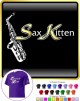 Saxophone Sax Alto Sax Kitten 1 - T SHIRT