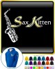 Saxophone Sax Alto Sax Kitten 1 - ZIP HOODY 