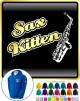 Saxophone Sax Alto Sax Kitten 2 - ZIP HOODY 