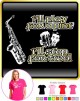 Saxophone Sax Alto Play For A Pint - LADYFIT T SHIRT 