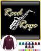 Saxophone Sax Alto Reed Rage - ZIP SWEATSHIRT 