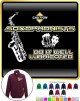 Saxophone Sax Alto Well Lubricated - ZIP SWEATSHIRT 