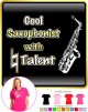Saxophone Sax Alto Cool Natural Talent - LADYFIT T SHIRT 