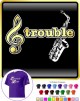 Saxophone Sax Alto Treble Trouble - T SHIRT