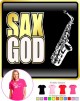 Saxophone Sax Alto Sax God - LADYFIT T SHIRT 