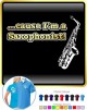 Saxophone Sax Alto Cause - POLO SHIRT 