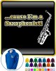Saxophone Sax Alto Cause - ZIP HOODY 