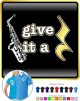 Saxophone Sax Alto Give It A Rest - POLO SHIRT 