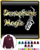 Saxophone Sax Alto Magic - ZIP SWEATSHIRT 