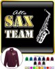 Saxophone Sax Alto Team - ZIP SWEATSHIRT 