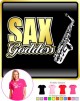 Saxophone Sax Alto Goddess - LADYFIT T SHIRT 