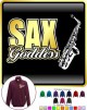 Saxophone Sax Alto Goddess - ZIP SWEATSHIRT 