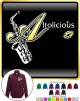 Saxophone Sax Alto Altolicious Kiss - ZIP SWEATSHIRT 