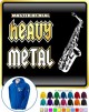 Saxophone Sax Alto Master Heavy Metal - ZIP HOODY 