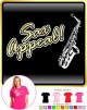 Saxophone Sax Alto Appeal - LADYFIT T SHIRT 