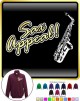 Saxophone Sax Alto Appeal - ZIP SWEATSHIRT 