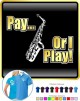Saxophone Sax Alto Pay or I Play - POLO SHIRT 