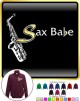 Saxophone Sax Alto Sax Babe - ZIP SWEATSHIRT 
