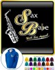 Saxophone Sax Alto Sax Babe Appeal - ZIP HOODY 