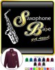 Saxophone Sax Alto Saxophone Babe Attitude - ZIP SWEATSHIRT 