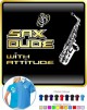 Saxophone Sax Alto Dude Attitude - POLO SHIRT 