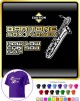 Saxophone Sax Baritone How Low Go - T SHIRT
