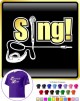 Vocalist Singing Sing - Micro With Jack Plug - CLASSIC T SHIRT  