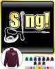 Vocalist Singing Sing - Micro With Jack Plug - ZIP SWEATSHIRT  